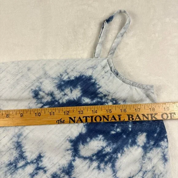 Bella Dahl Women's Blouse Bias Cowl Neck Tie up Cami Top Cloud Wash Sz S - Picture 9 of 10